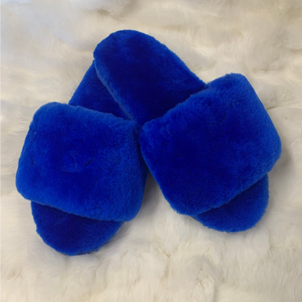 Cobalt - Merino Slide Slippers