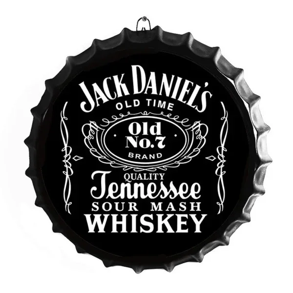 Bottle top wall hanging Jack Daniels
