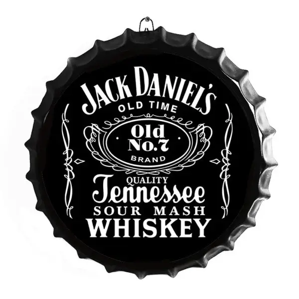 Bottle top wall hanging Jack Daniels