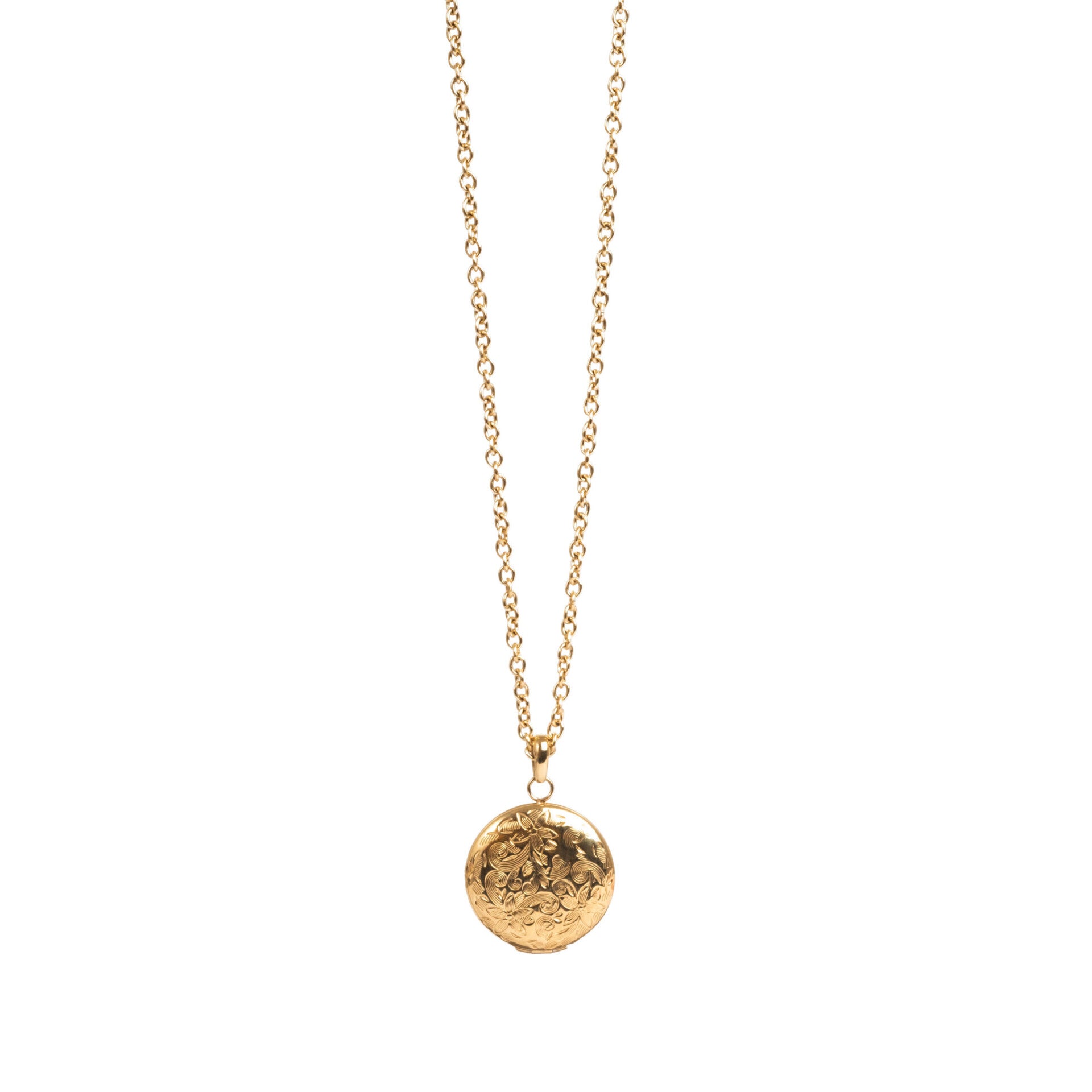 A&C Oslo - Flower locket necklace