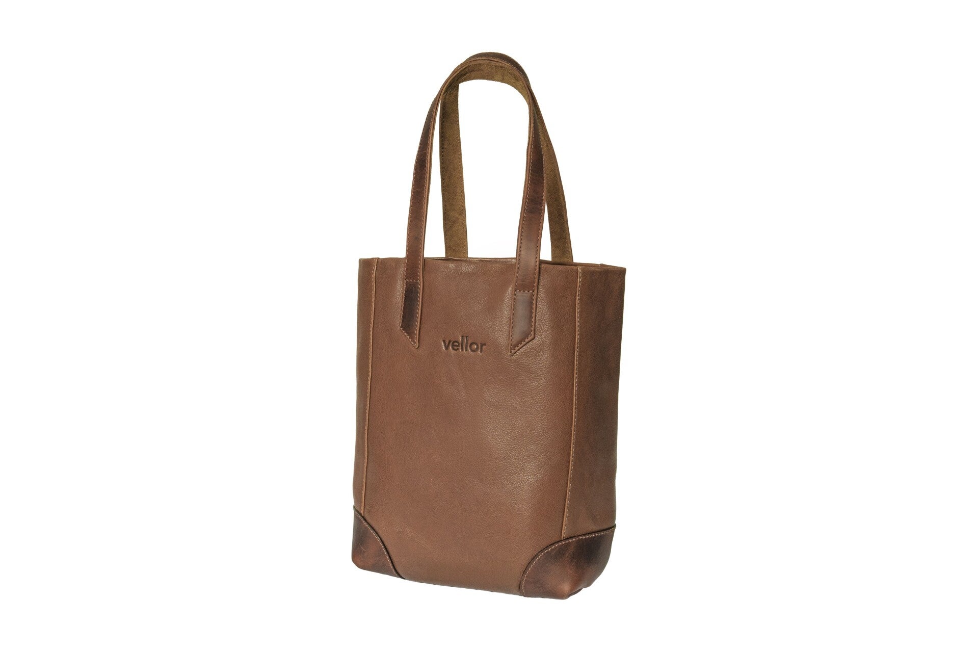 Vellor - Leather Napa Dual Wine Bag/Hand Bag