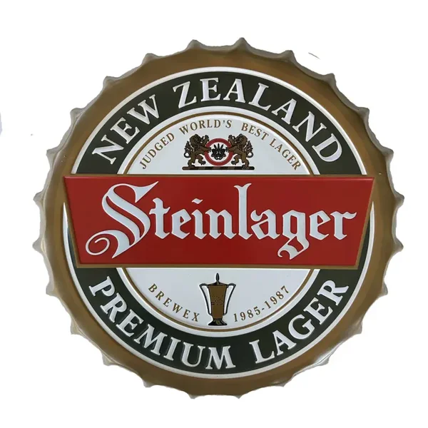 Bottle top wall hanging Steinlager