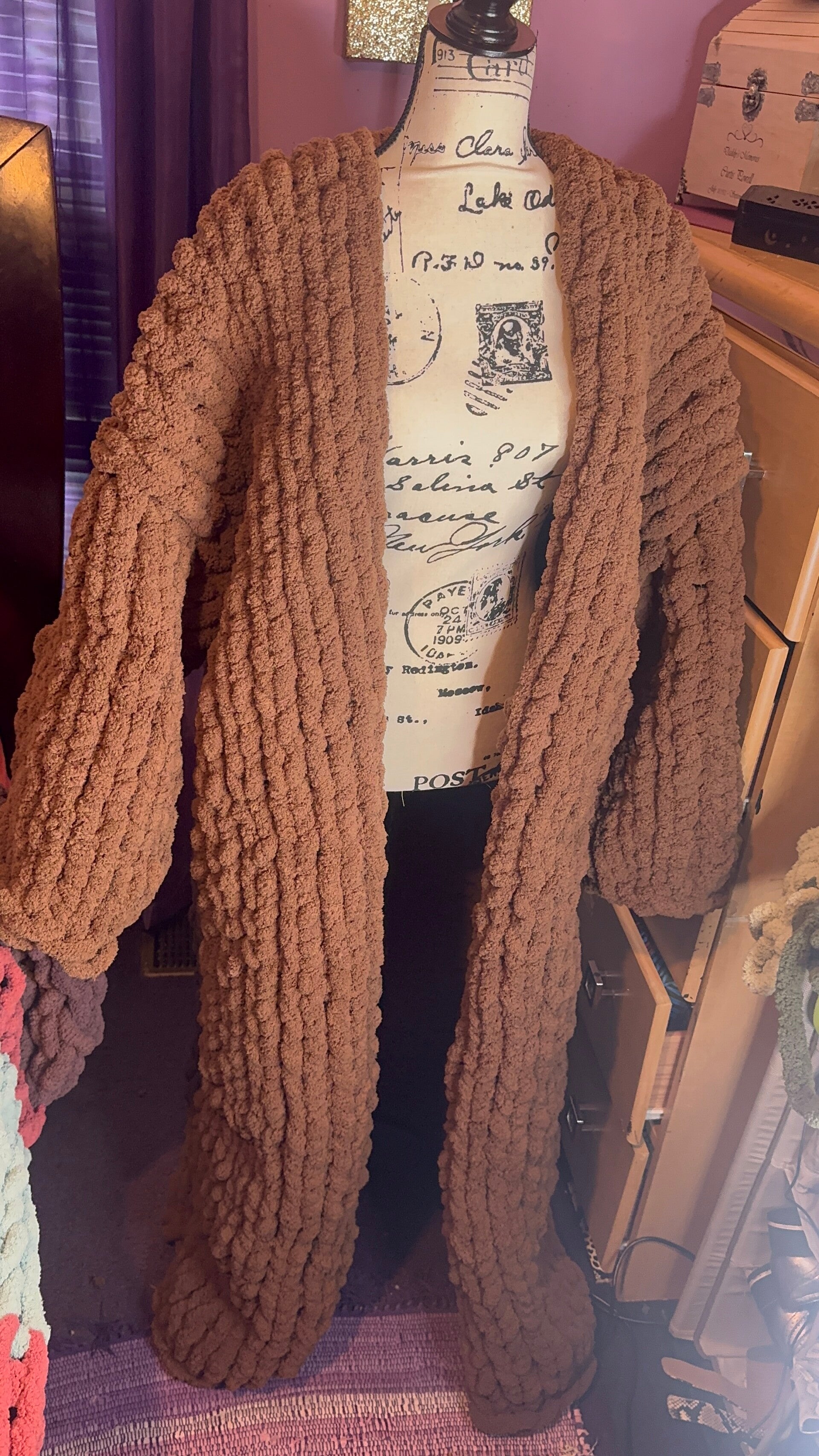 "Brown Sugar" Long Coat