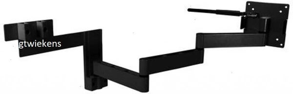 Caratec Tv beugel CFW-400AS Alu 3arm zwart  0102557