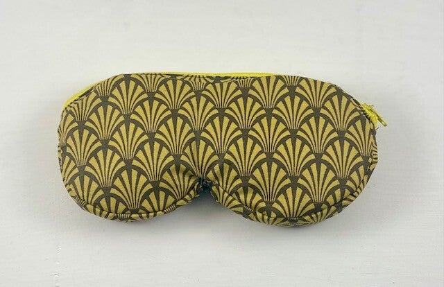 Etui à lunettes jaune et noir