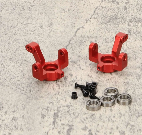 RCAWD 1/18 Traxxas Latrax Aluminum Steering Blocks & Carriers Stub Axle & Caster blocks (c-hubs) Set