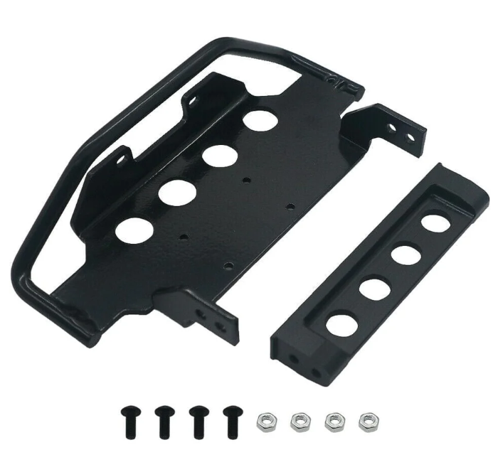 RCAWD Trx4 Scale Steel front bumper winch mountable