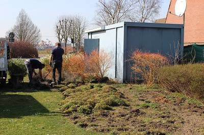 verwijderen van het groen