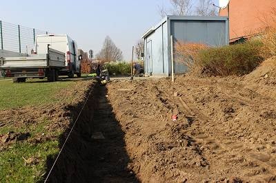 voorbereiding petanquebaan