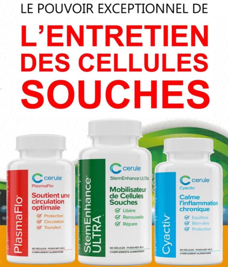 Une augmentation du nombre de cellules souches adultes procure à notre corps plus de moyens pour réparer, récupérer et reconstruire. 