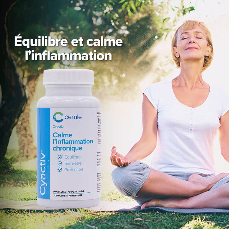 Cyactiv est un complément alimentaire à base de spiruline issu d'un procédé de filtration unique qui permet de concentrer la phycocyanine.