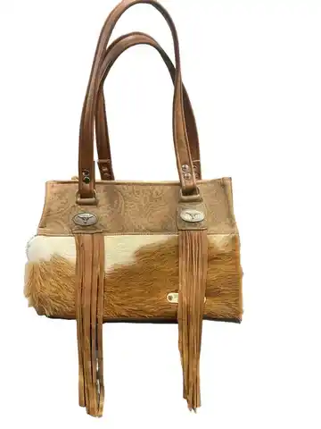 Leather Hair-On Nora Handbag – Timeless Elegance Meets Modern Functionality