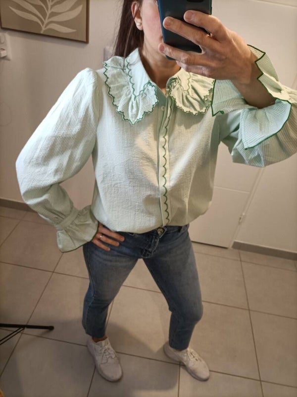 Chemise verte