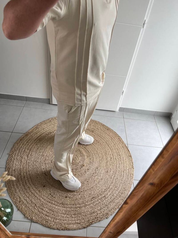 Ensemble fluide beige