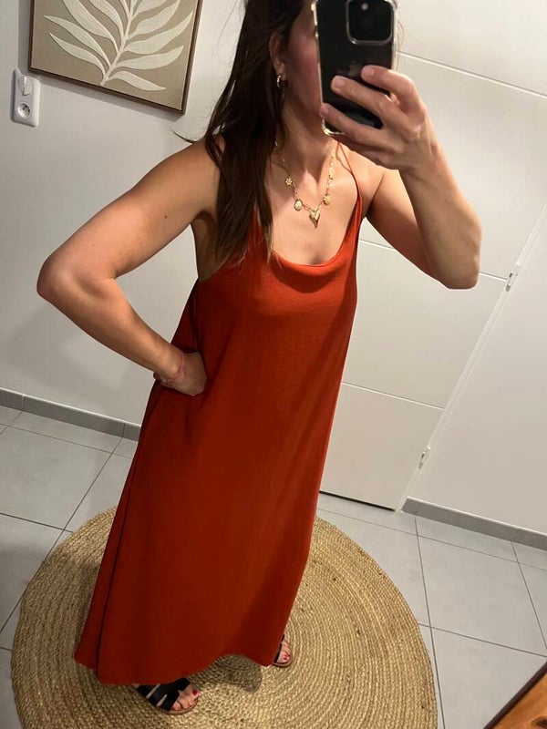 Robe fluide Terracota