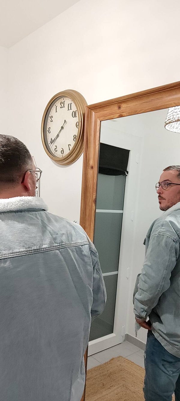 Veste en jean long size