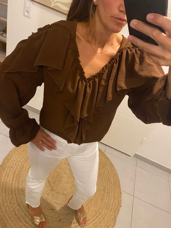 Blouse chocolat