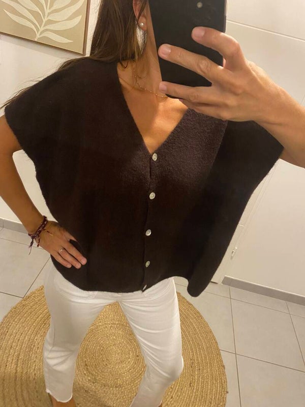 Gilet manches courtes