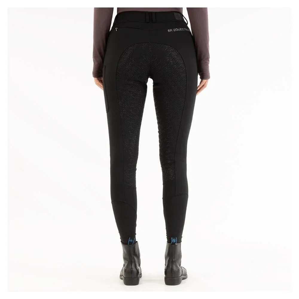 BR Jude Softshell rijbroek fullgrip siliconen zwart