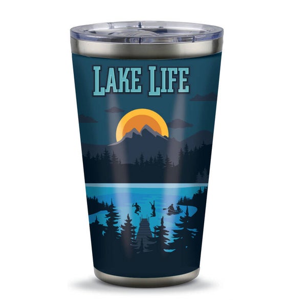 Lake Life 16 oz Travel Mug