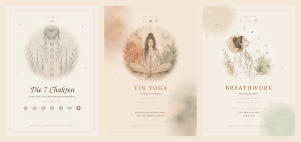 Bundle – Die 7 Chakren, Yin Yoga & Breathwork Workbook