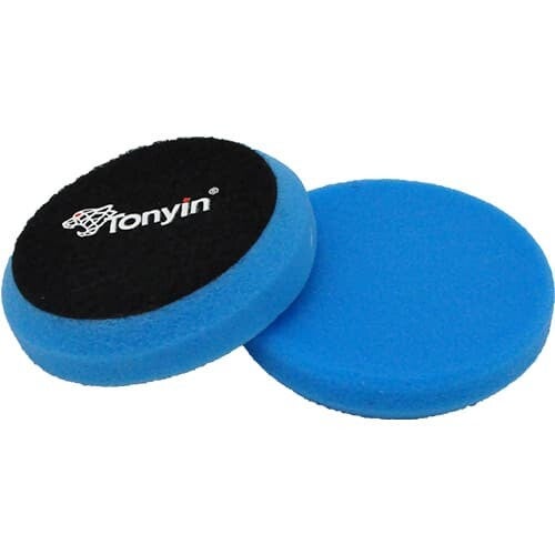 Foam Polish Pad -  78 mm (3 inch) super finish blue