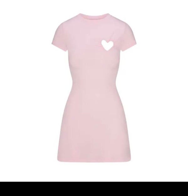Skims heart dress
