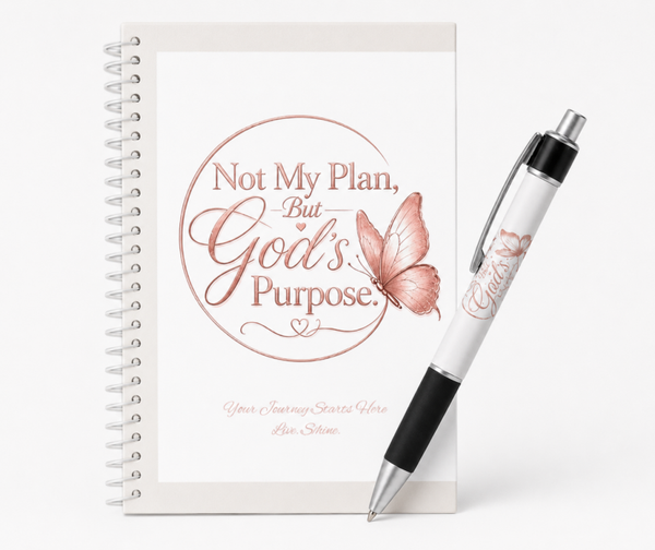 Not My Plan, But God's Purpose Journal & Pen