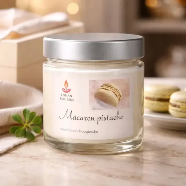 Bougie parfumée Macaron pistache