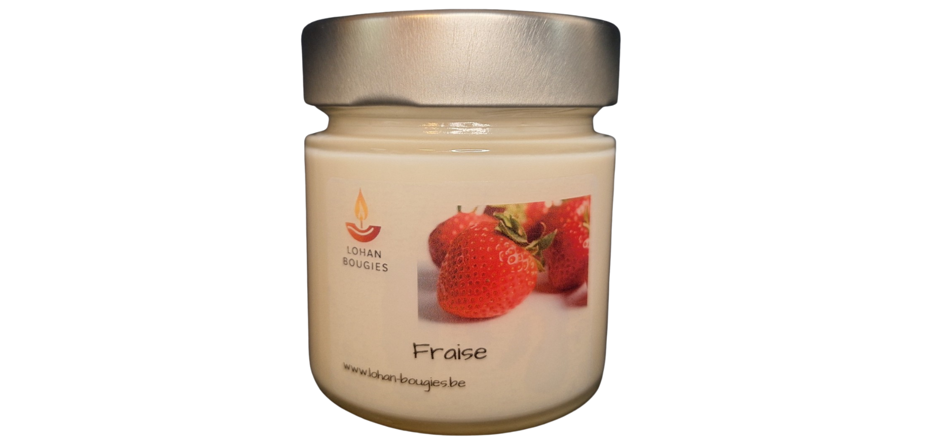 Bougie parfumée fraise