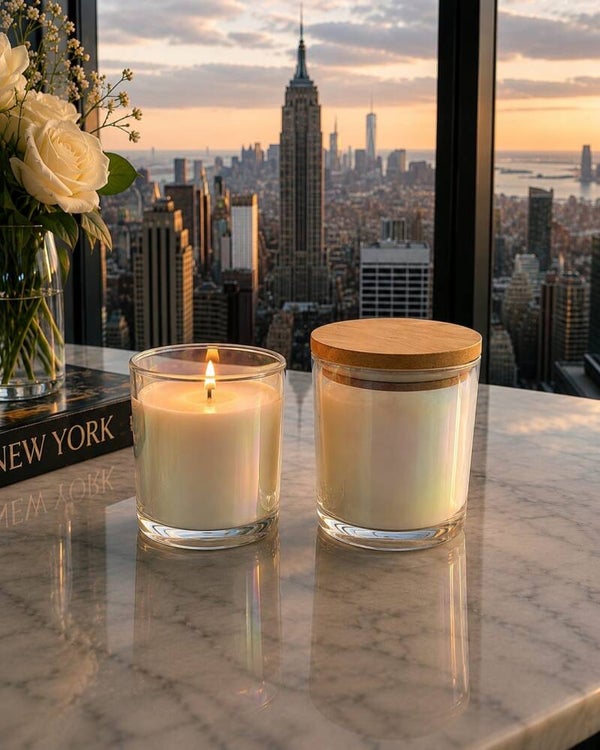 Coconut scented candle