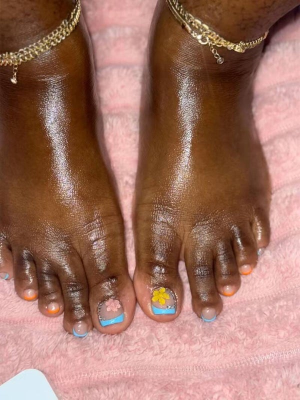 French pedi + accessories