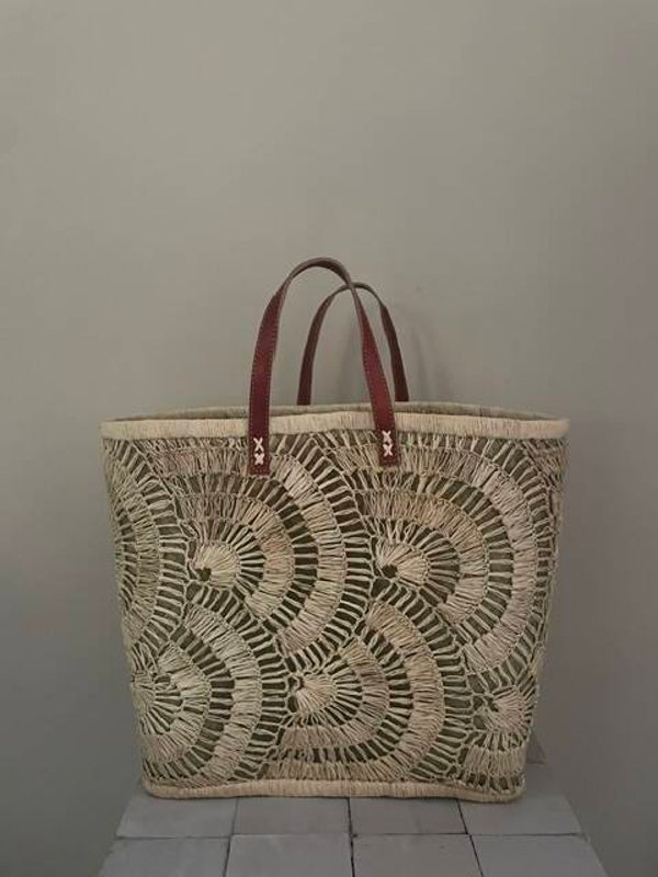 mooie handgemaakte tas 45x35x22