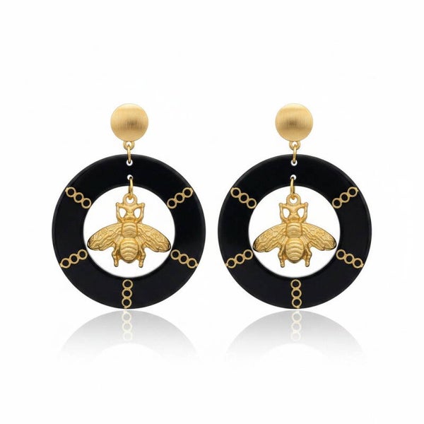 Queen Bee Statement Earrings