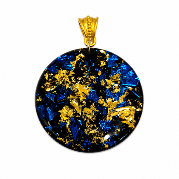 Azure Gold Fragment Pendant