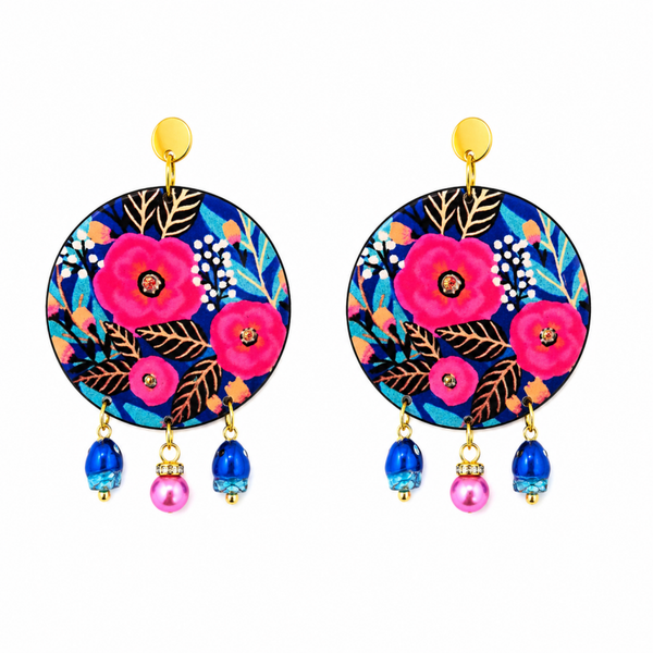 Riviera Bloom Statement Earrings