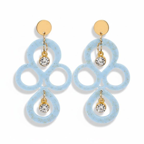 Riviera Pearl Sky Statement Earrings