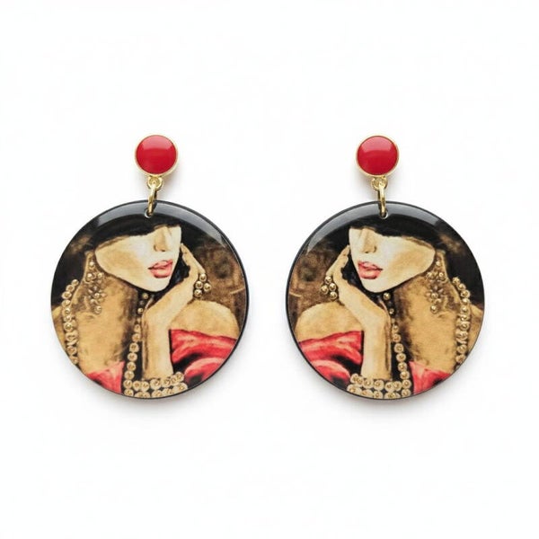 Rouge Muse Statement Earrings