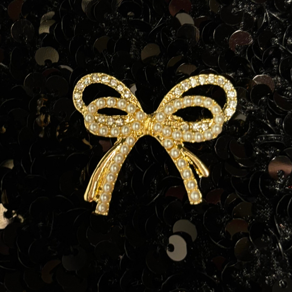 Strikje Parels speldje