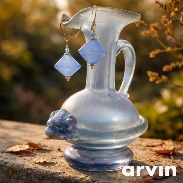 Boucles d'oreilles "Les belles vénitiennes bleues"