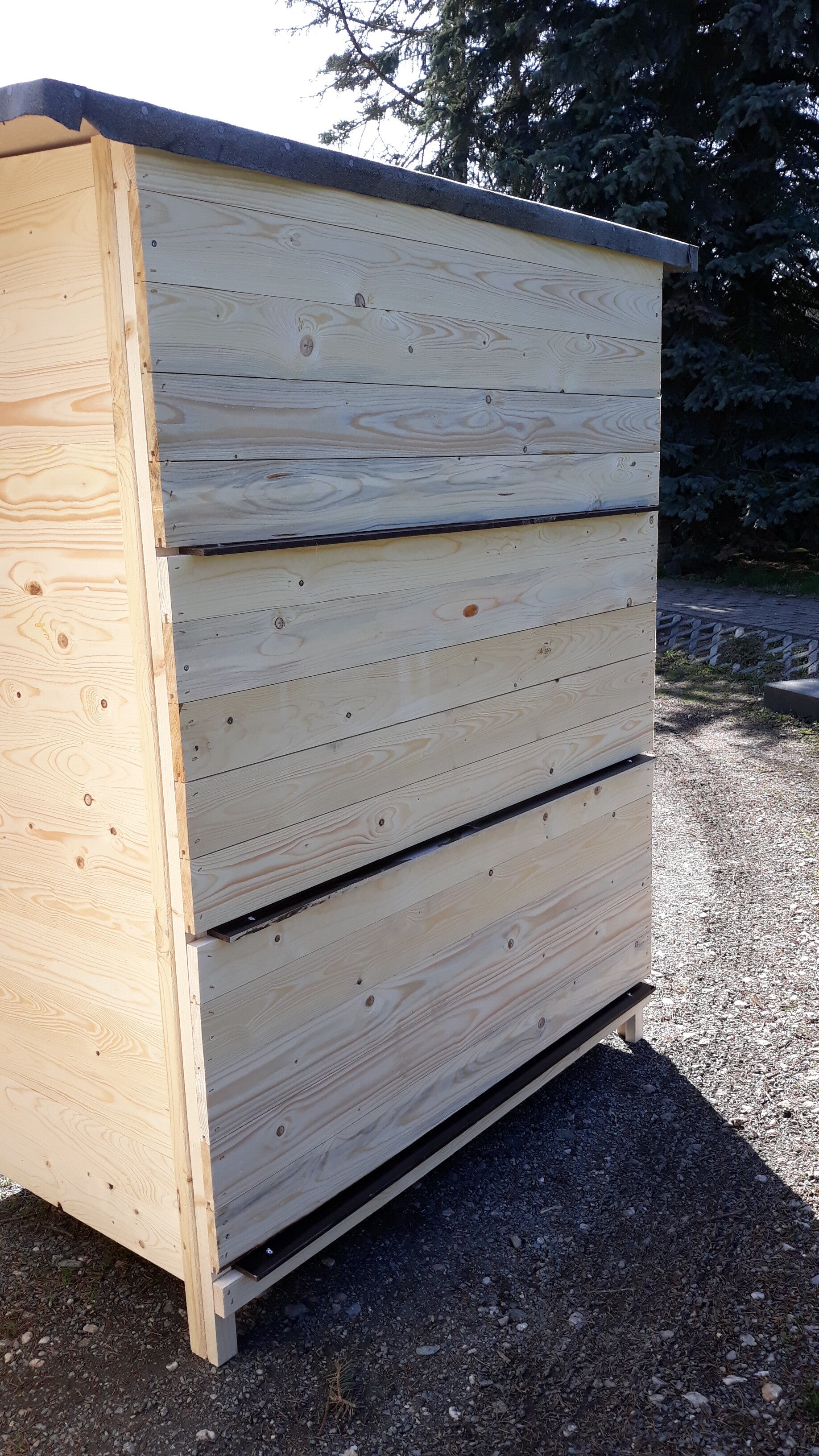 Kaninchenstall SW 135 Ansicht hinten