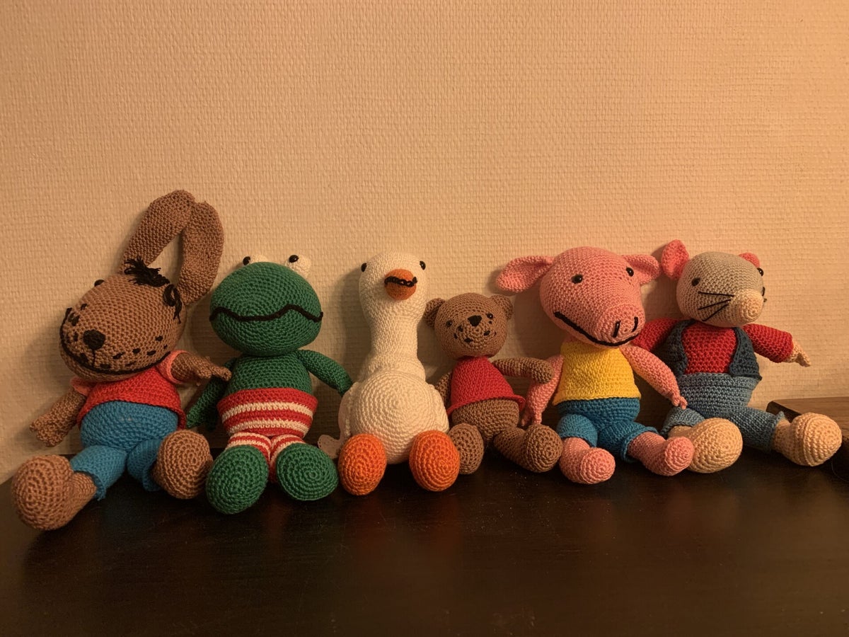 Kikker en zijn vriendjes (Set van 6) | knuffelsvantineke