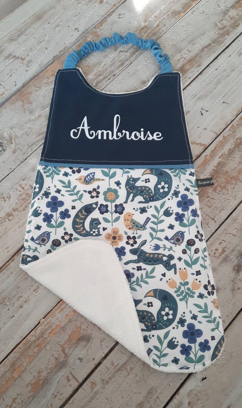 serviette lastique personnalisable