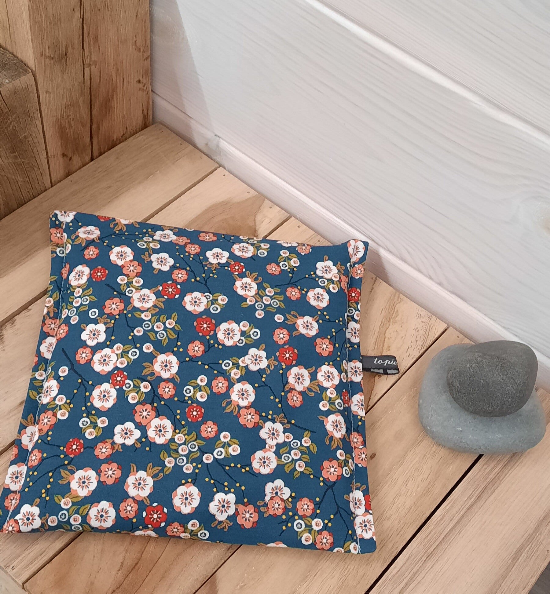 Bouillotte sèche aux graines de lin déhoussable