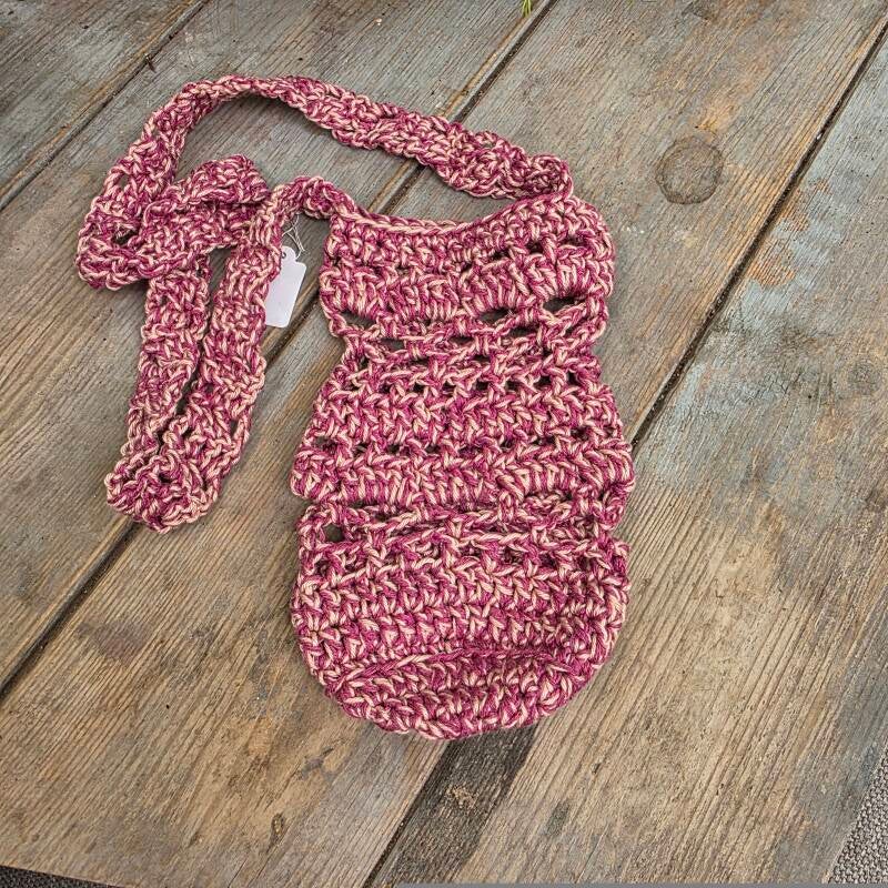 Waterfles tas. Paars roze