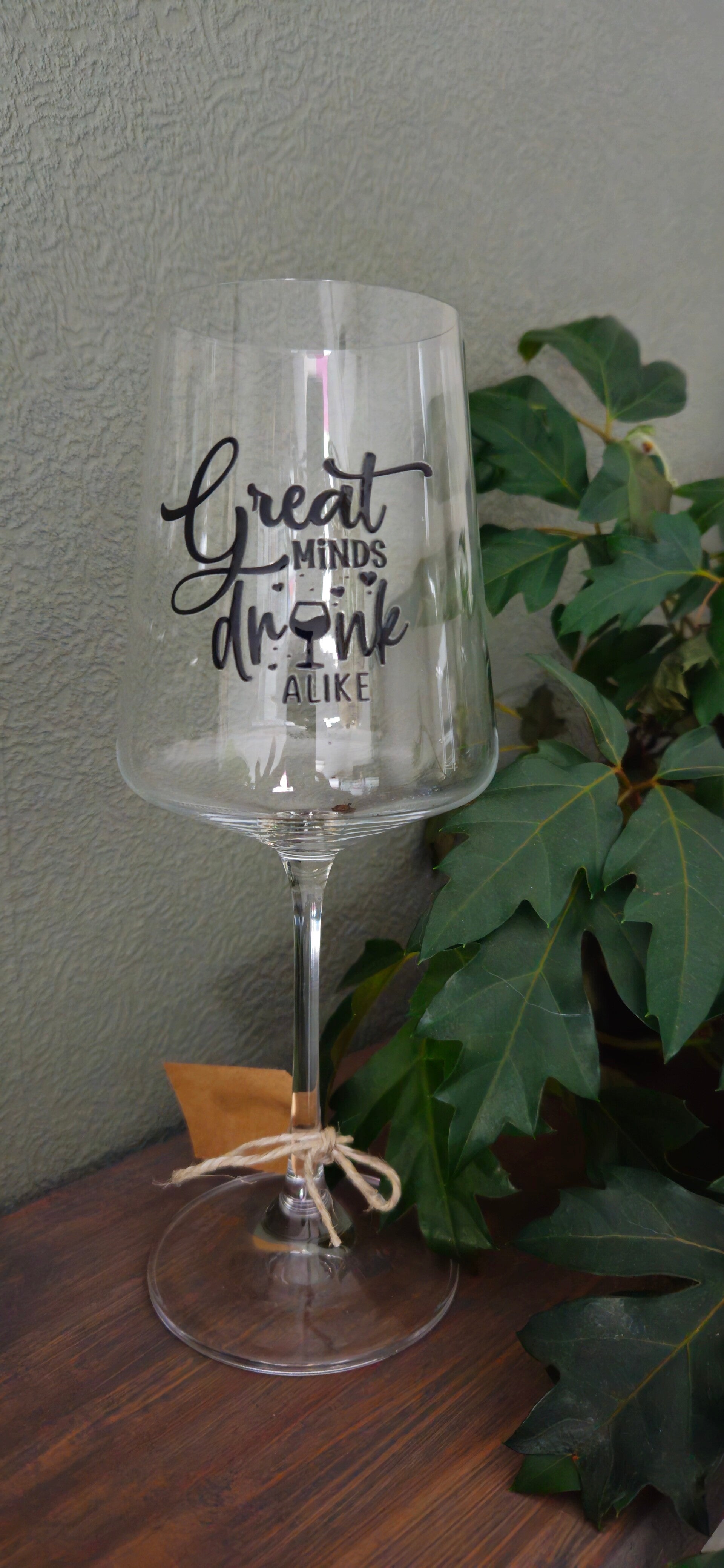 Wijnglas, (Rode wijn) Great minds