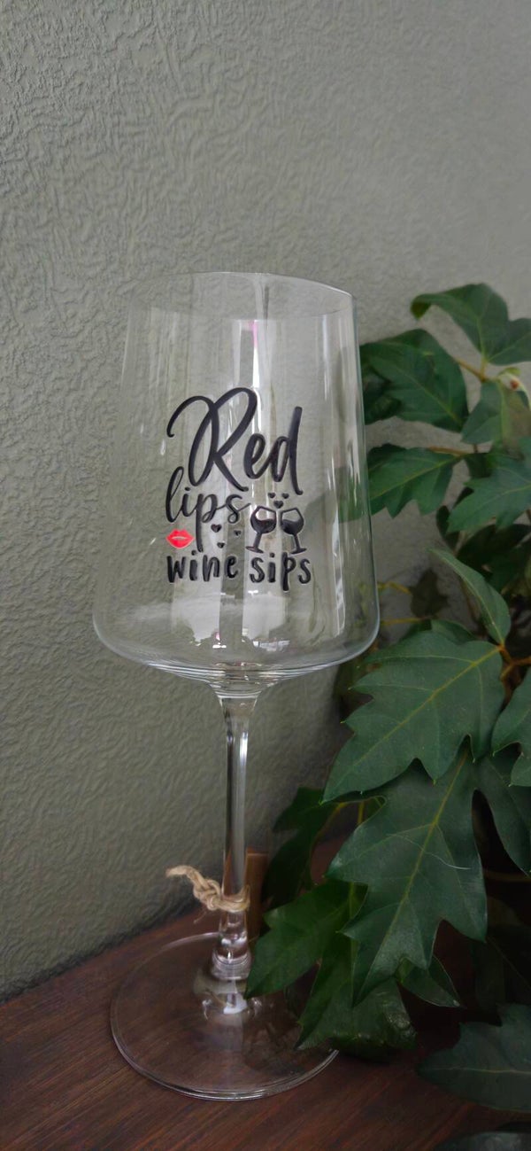 Wijnglas (Rode wijn), Red lip's