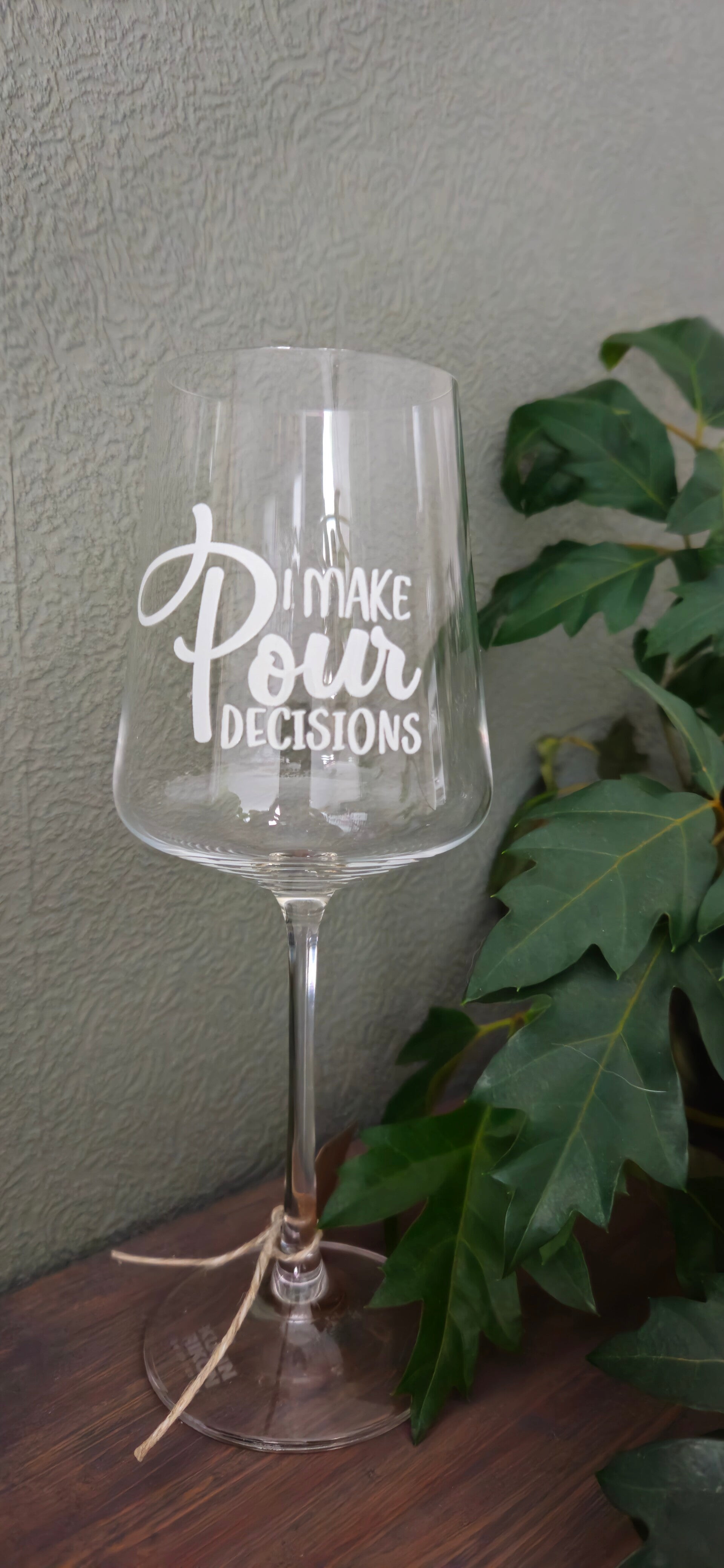 Wijnglas (Witte wijn), I make poor