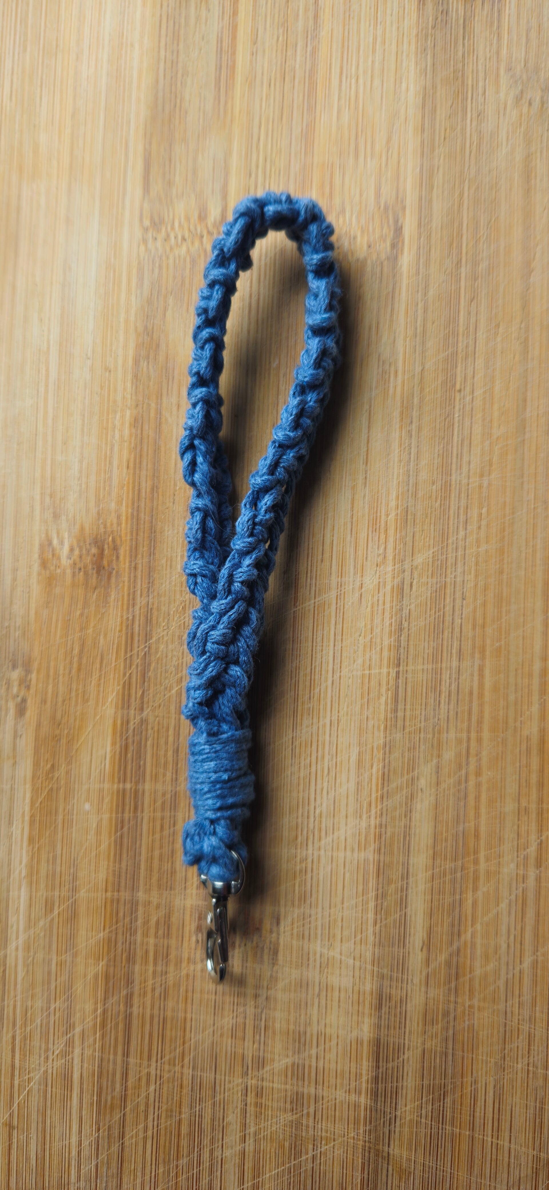 Pols Keycord, blauw grijs