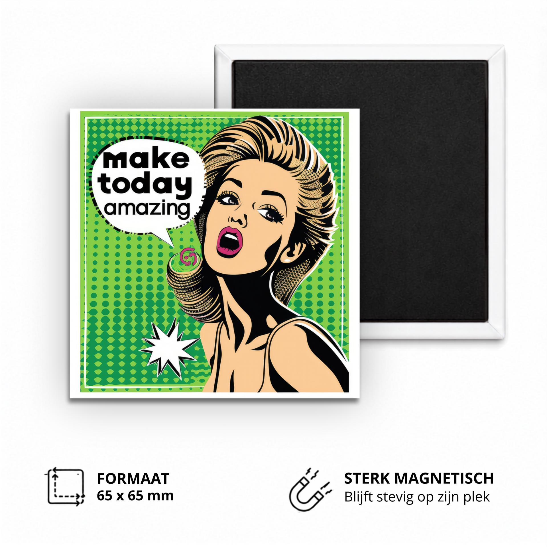 Koelkastmagneet, sarcastic quotes pop art